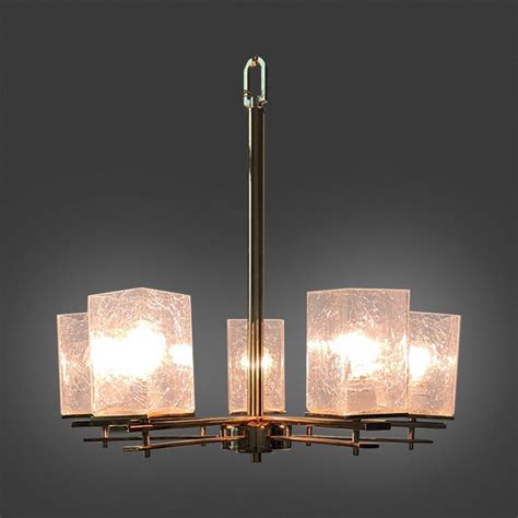 5 Light Chandelier in Copper Finish