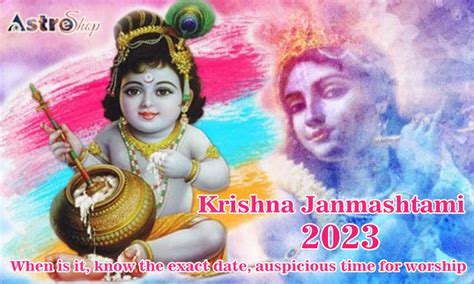 Krishna Janmashtami 2023: When? know the Date and Timings