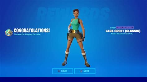 How To Get Lara Croft Skin In Fortnite (Unlock Lara Croft 25th Anniversary) Free Lara Croft ...