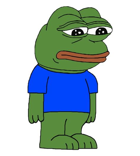 Sad Pepe The Frog Transparent Background - PNG Mart