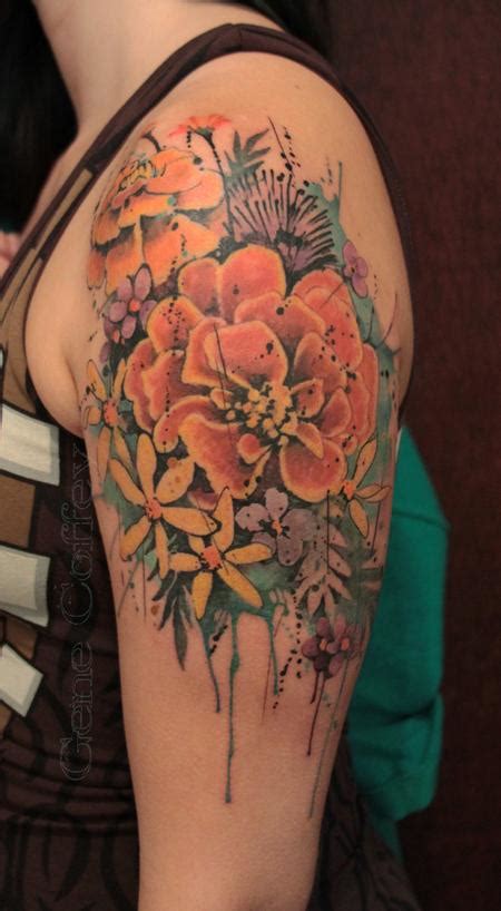 Flowers by Gene Coffey: Tattoo Inspiration - Worlds Best Tattoos