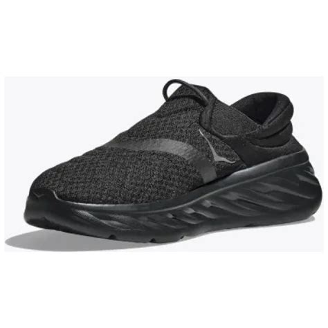 Hoka Men's Ora Recovery 2 Shoes-Black/Black | Cleary's Shoes & Boots