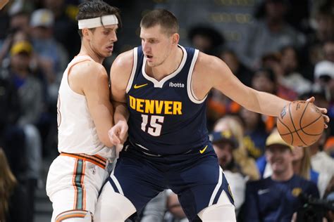 NBA: Nikola Jokic has near triple-double, powers Nuggets over Spurs ...