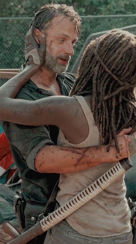 RICK AND MICHONNE | The walking dead, Walking dead wallpaper, Walking ...