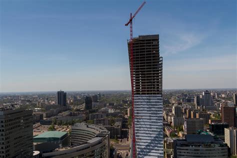 Warsaw skyline with warsaw towers 12285342 Stock Photo at Vecteezy