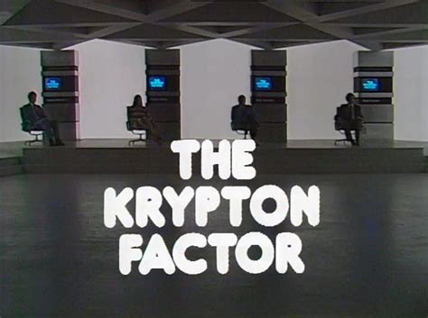 The Krypton Factor (TV Series 1977–2013) - IMDb