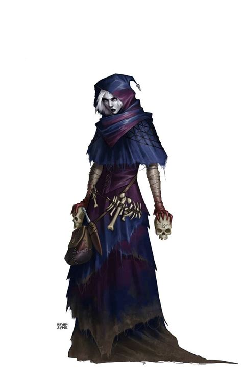 ArtStation - Rise of the Drow, Bryan Syme | Drow female, Necromancer clothes, Female drow