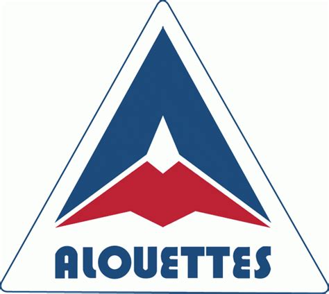 Montreal Alouettes Primary Logo | Montreal alouettes, Canadian football ...