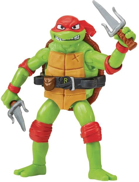 Buy Teenage Mutant Ninja Turtles: Mutant Mayhem 4.65-Inch Raphael Basic Action Figure. Ideal ...