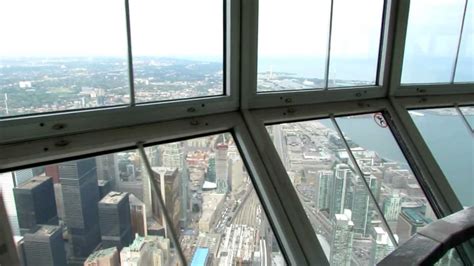 CN Tower - SkyPod (360 degree view) - YouTube