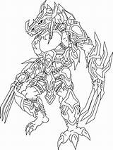 Greymon Coloring Pages sketch template