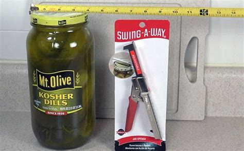 Swing A Way Jar Opener Helps Open Pickle Jars - Senior Notions