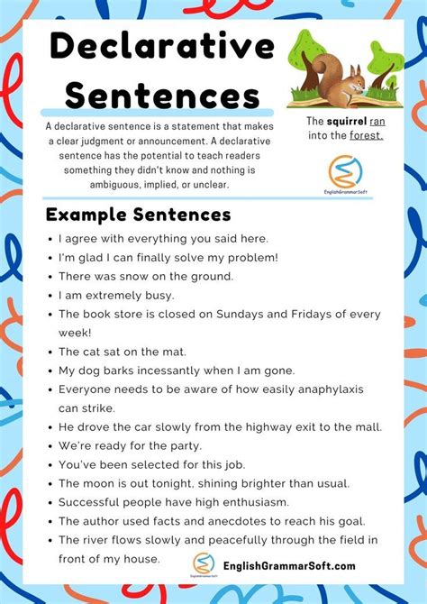 Pin on Sentences: Declarative Sentences