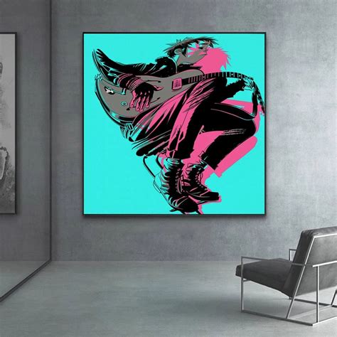 Gorillaz the now now Music Album Cover Canvas Poster No | Etsy