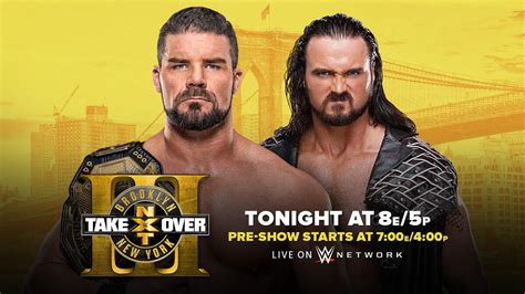 NXT TakeOver: Brooklyn III match card, previews, start time and more | WWE