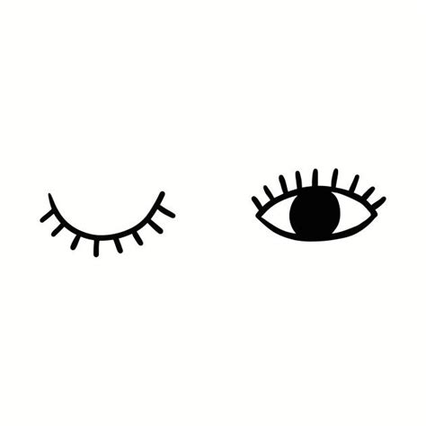 Eye wink by bigmomentsdesign | Eye logo, Line art drawings, Line art