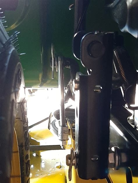 John Deere S170 Deck out of alignment?? | My Tractor Forum