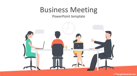 Free Business Meeting Slides Powerpoint Template | Powerpoint templates ...