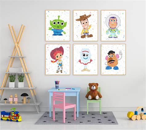 Toy Story 6 Set - Wall Decor - Digital Posters | PrintooShop