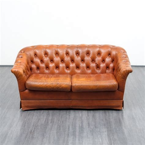 Leather Two seater sofa | #80711