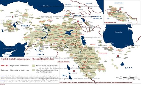 How accurate is this map of "Kurdish Tribal Confederacies and Family ...