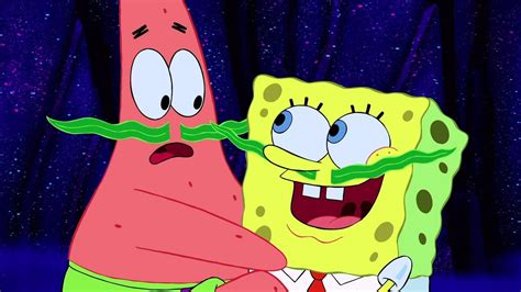 Download Funny Spongebob With Patrick Wallpaper | Wallpapers.com