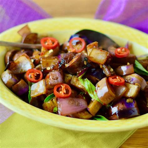 Quick Spicy Thai Style Eggplant - LindySez | Recipes