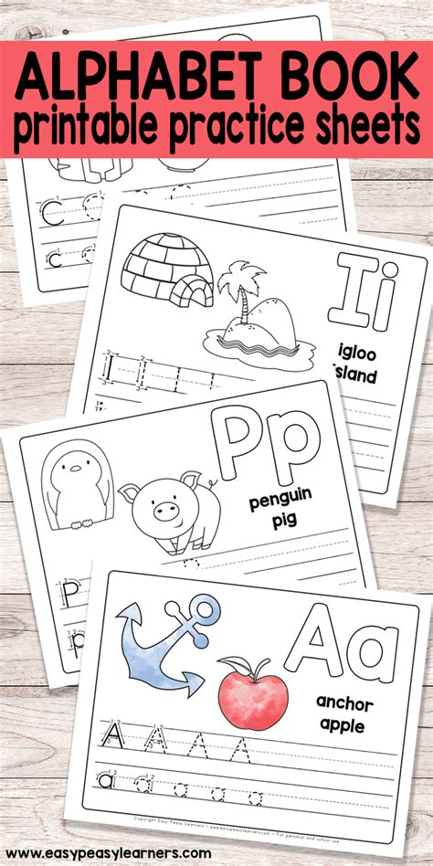 Free Printable Pre-K Alphabet Worksheets | AlphabetWorksheetsFree.com