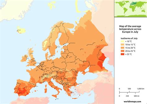 Climate of Europe - World in maps