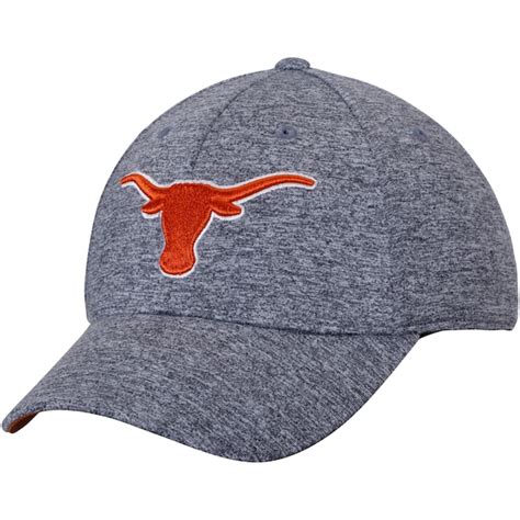 Men's Heathered Gray Texas Longhorns Esteban Flex Stretch Fit Hat ...