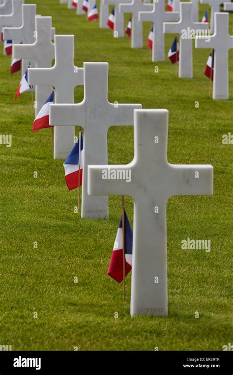 Normandy American Cemetery Stock Photo - Alamy