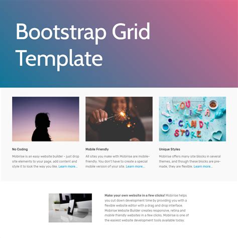 Free Bootstrap 4 Template 2021