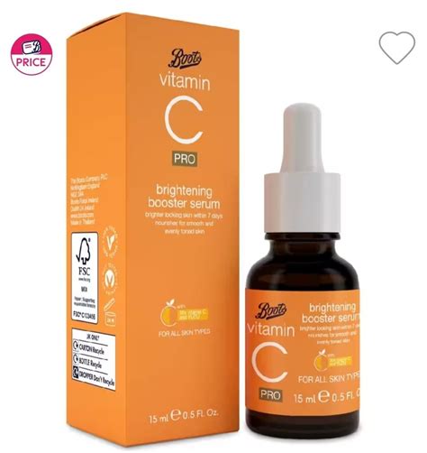 Boots Vitamin C Brightening Booster Serum 15ml - BD Amajan Shop