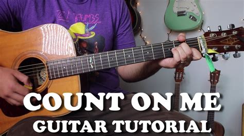 Count On Me – Bruno Mars – Super Easy Beginner Guitar Tutorial | Guitar ...