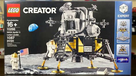 LEGO NASA Apollo 11 Lunar Lander Review! 10266 - YouTube