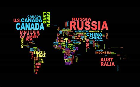 World Map With Countries Hd