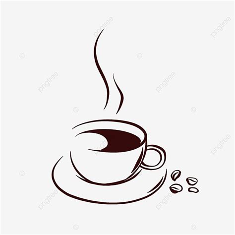 Coffee Aroma PNG Image, Sketch Of Aroma Coffee, Coffee Silhouette, Coffee, Caffeine PNG Image ...