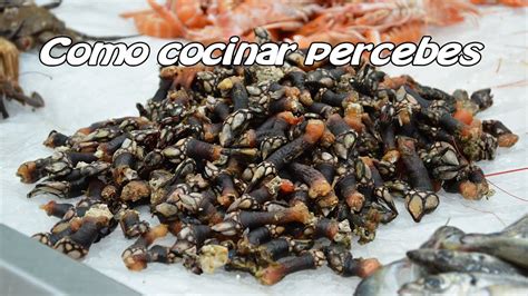 Como cocinar percebes - YouTube