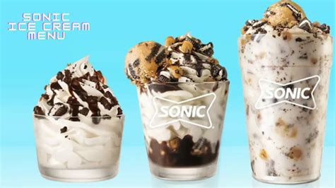 Sonic Ice Cream Menu With Prices - [June 2024]