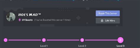 Nitro Boosting level issue – Discord