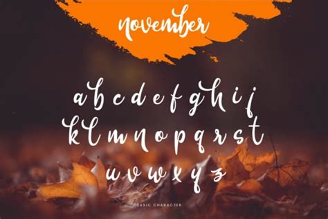 November (Font) by naulicrea · Creative Fabrica