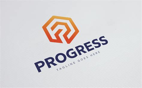 Progress Logo Template #124277 - TemplateMonster