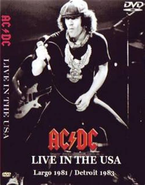 AC-DC Live in the USA - Largo 1981 - Detroit 1983 (DVD) (Bootleg ...