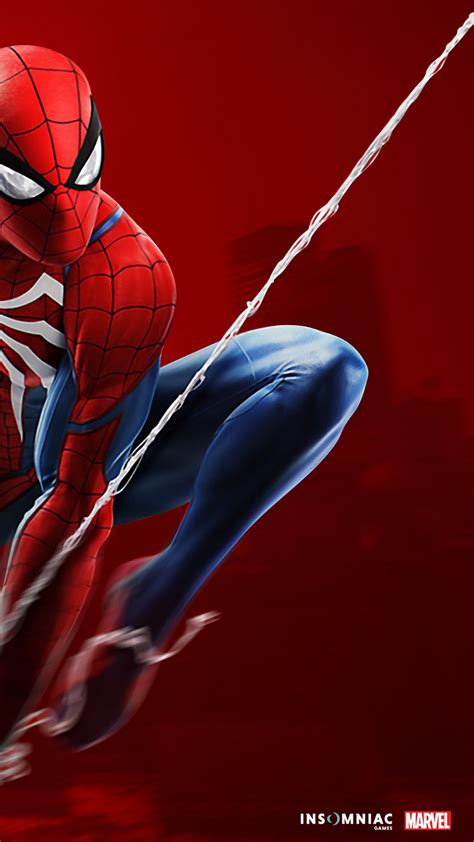 Download wallpaper: Spider Man game on PS4 1080x1920