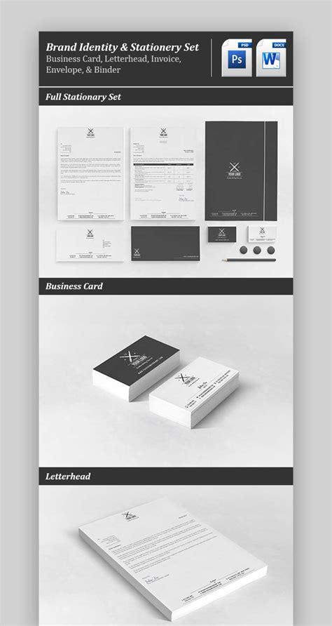 Free Elegant Business Stationery Templates - Printable Sets | Envato Tuts+