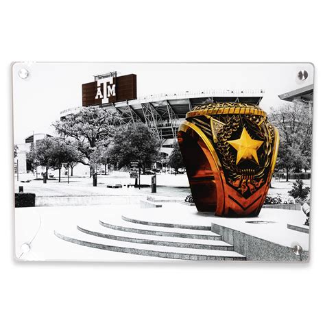 Texas A&M Aggie Ring Acrylic Wall Art