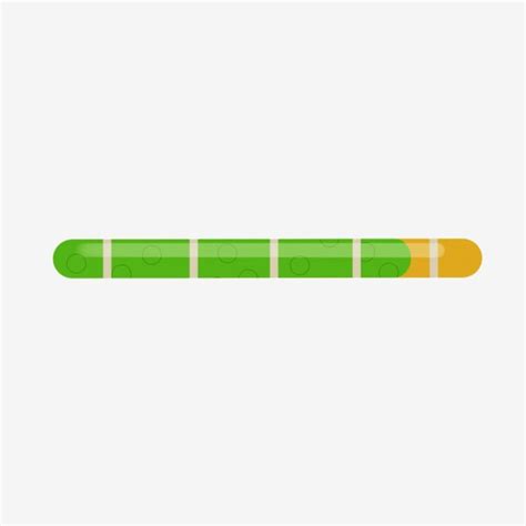 Progress Bar Clipart Vector, Green Progress Bar, Stripes, Strips, Yellow PNG Image For Free Download