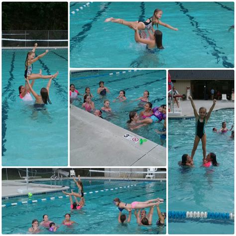 Shaw Family Diary: Cheer Pool Party