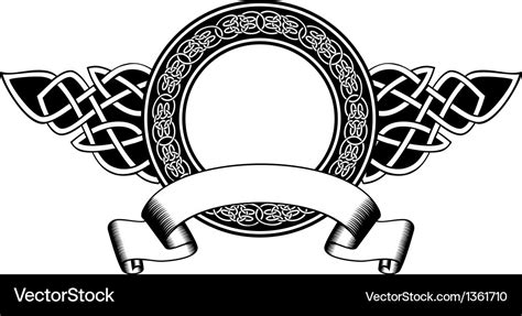 Celtic frame Royalty Free Vector Image - VectorStock