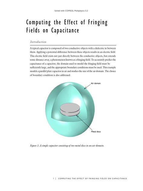 Models.acdc.Capacitor Fringing Fields | Capacitor | Electromagnetism